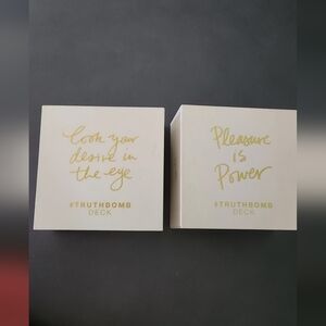 #TRUTHBOMB Deck - White and Gold Inspiration Card Set